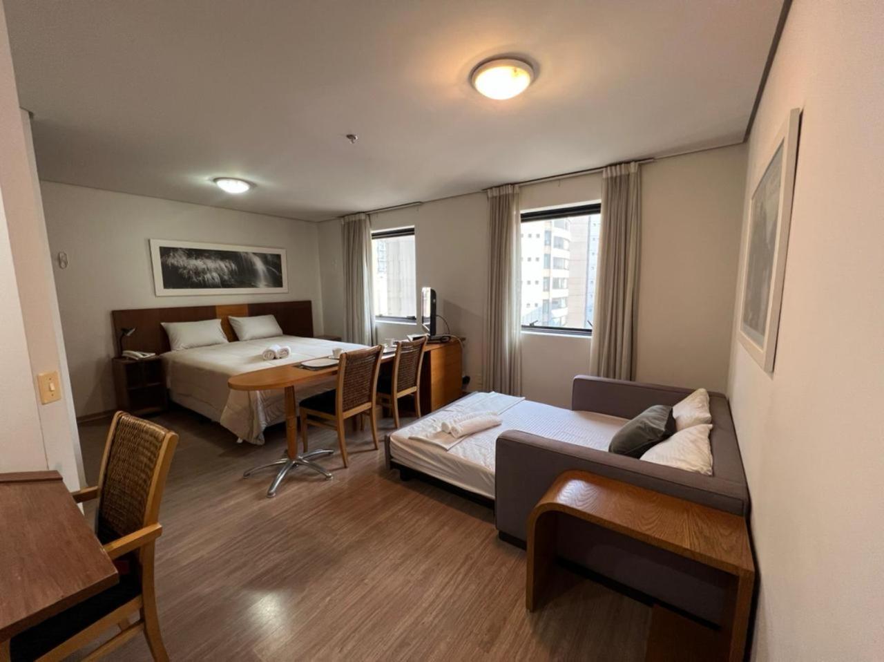 סאו פאולו Suite 5 Estrelas Hotel Moema Times Square 1412 מראה חיצוני תמונה