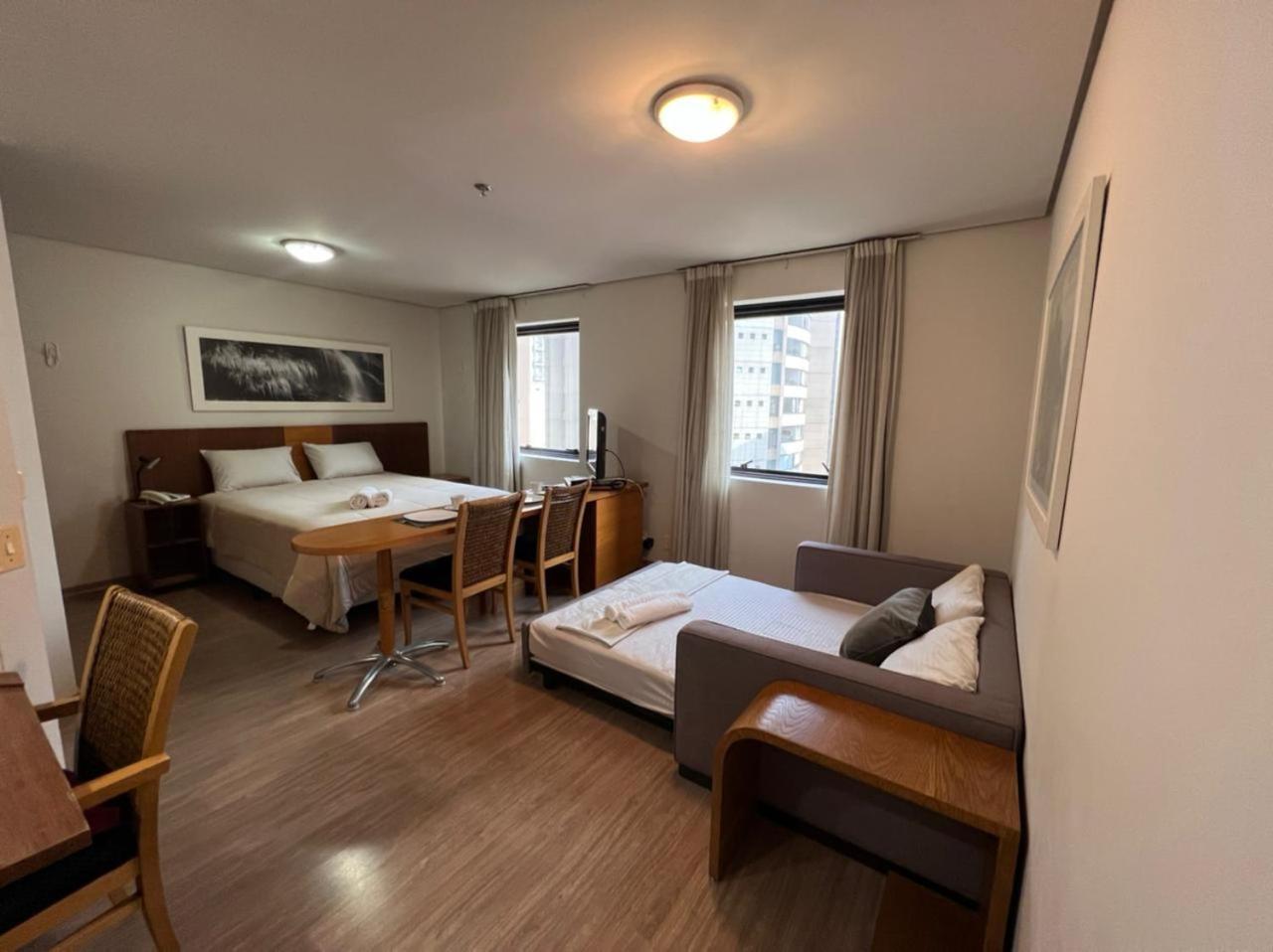 סאו פאולו Suite 5 Estrelas Hotel Moema Times Square 1412 מראה חיצוני תמונה