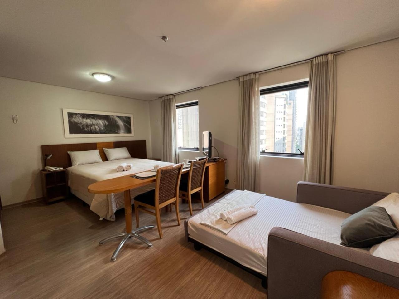 סאו פאולו Suite 5 Estrelas Hotel Moema Times Square 1412 מראה חיצוני תמונה