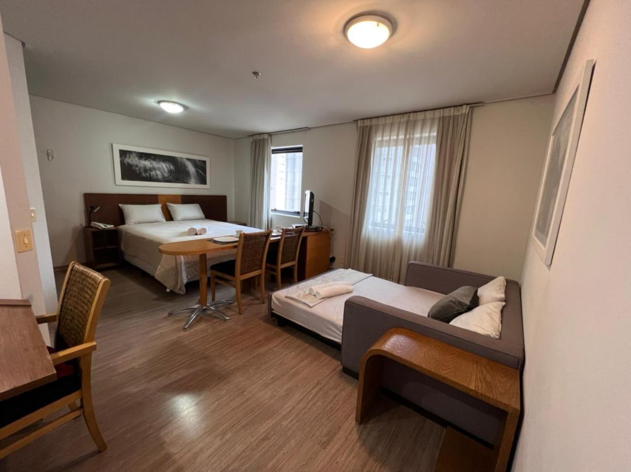 סאו פאולו Suite 5 Estrelas Hotel Moema Times Square 1412 מראה חיצוני תמונה